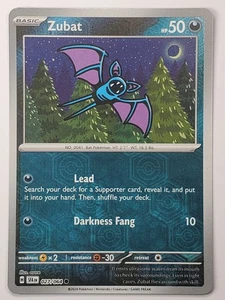 Zubat 027/064 Reverse Holo Common SV: Shrouded Fable NM English Pokemon - Picture 1 of 2