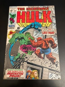 UNGLAUBLICHER HULK #122 (1969) **Hulk/Thing Key!** (sehr guter Zustand) super hell & bunt! - Bild 1 von 8