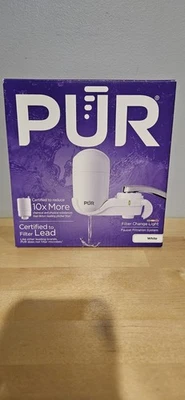 PUR Faucet Mount Filtration System, One Filter included, White - Image 1 of 2