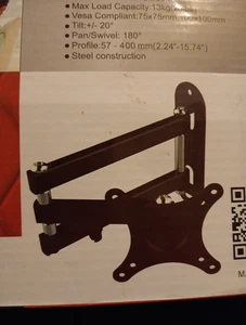 Suptek TV Wall Mount Swivel Tilt Rotation Full Motion Adjustable Articulating - Picture 1 of 4
