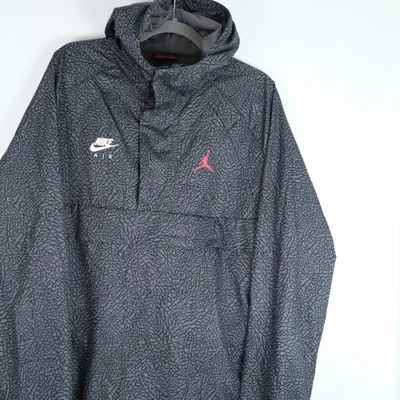 Nike Air Jordan 1988 Wings Anorak  Jacket Size Medium Black Cement AJ0428-021 - Image 1 of 4
