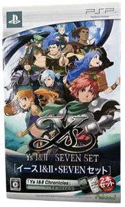 Ys I & II Chronicles + Ys SEVEN Set PSP Falcom Japón Completo Probado Usado JRPG - Imagen 1 de 7
