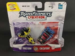 Transformers Cybertron Sunstorm vs Checkpoint Minicon SEALED Hasbro 2004 - Picture 1 of 5