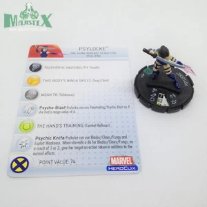 Heroclix Gigante Talla X-Men Set Psylocke #023 ¡Figura poco común con tarjeta! - Imagen 1 de 1