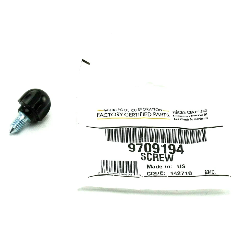 ✅OEM Whirlpool WP9709194 9709194 KitchenAid Mixer Attachment Thumb Screw - Image 1 of 1
