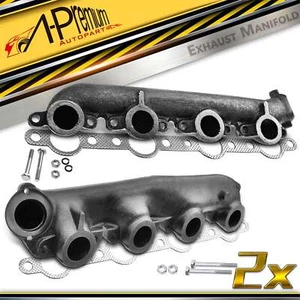 A-Premium 2x & Exhaust Manifold w/ Gasket for Ford International Harvester 7.3L - Picture 1 of 8