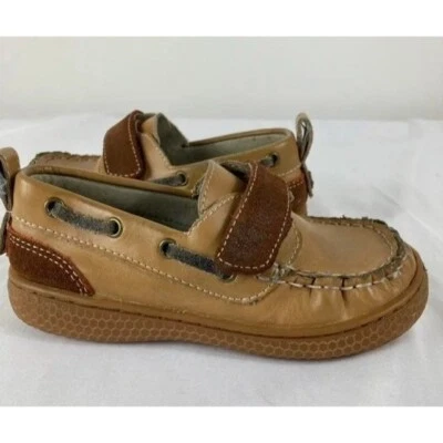 Niños Livie & Luca Cobbler Colección Cuero Barco Zapatos Marrón 10 Foto 1 de 4