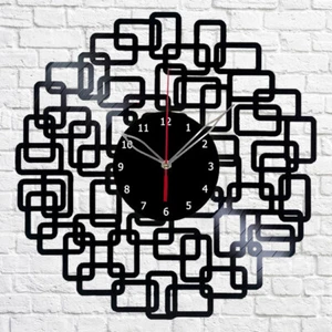 Vinyl Clock Abstract Wall Clock Unique Art Vinyl Record Wall Clock 268  - Picture 1 of 12