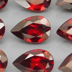 1 Granat-Rhodolith Tropfen 9x6mm! - Foto 1 di 1