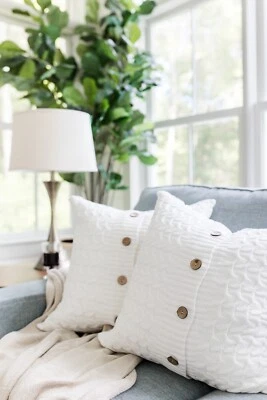 NWT 18x18 Sweater Weather Throw Pillow Covers Set of 2 for Fall Autumn - Image 1 of 4