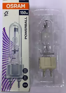 150W Osram G12 HCI-T WDL Powerball HID 830 METAL HALIDE CERAMIC Light Bulb Lamp - Picture 1 of 3