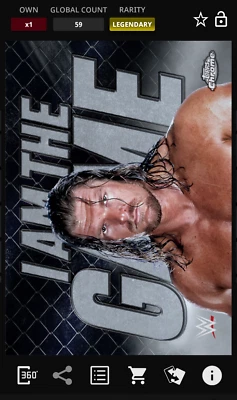 Topps WWE Slam 2025 Triple H I Am The Game Chrome Persona Legendary DIGITAL - Image 1 of 2