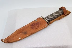 Vintage Fixed Blade O.M.O.R. J-137 Sheriffs Knife Japan with Sheath - Picture 1 of 24