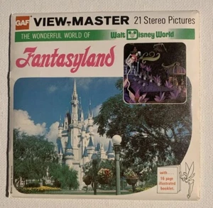View-Master WALT DISNEY WORLD FANTASYLAND - H25 - 3 Reel Set + Booklet - Picture 1 of 10