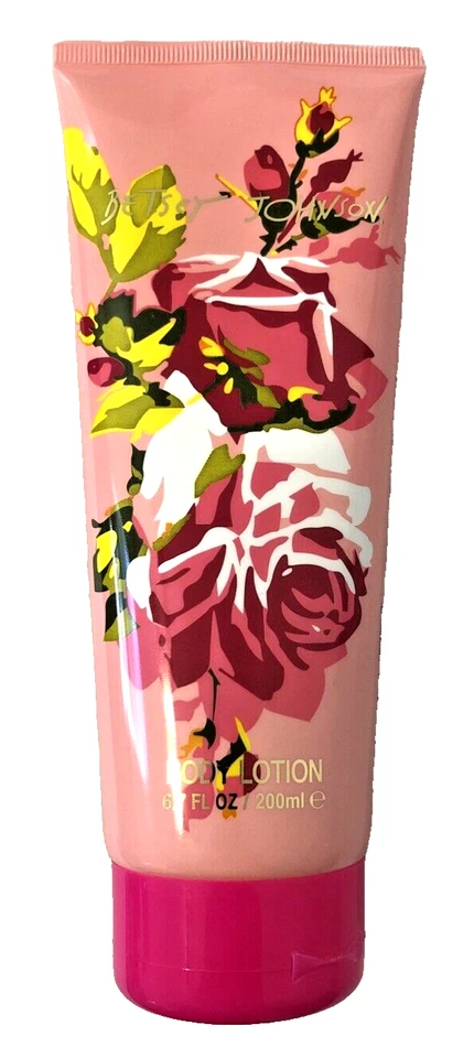 Loción corporal Betsy Johnson Floral Roses 6,7 fl oz 200 ml tubo difícil de encontrar Foto 1 de 4