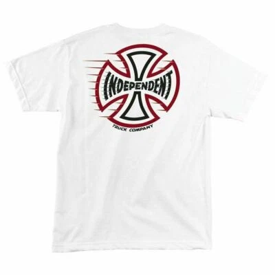 Camiseta de skate Independent Trucks TC SPEEDING CROSS BLANCA Foto 1 de 2