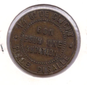 FRANCE Paris Token One Song 'Montmartre Audition' (AF626) - Picture 1 of 2