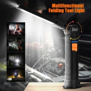 1-3PCS COB Work Light LED Work Flashlight Magnetic Base Rechargeable Hanging Hoo - Picture 1 of 10