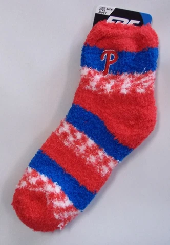 Philadelphia Phillies Women's Sleep Soft Socks One Size Fits Most Cover
