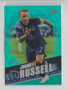 2022 Topps Chrome MLS Aqua Refractor #49 Johnny Russell 153/299 - Flat S/H