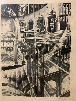 Camille Paul Josso, Radierung 6/100 - Bild 1 von 4