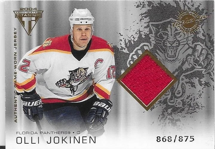 2003-04 Private Stock Titanium OLLI JOKINEN jersey card #157 - Image 1 of 1