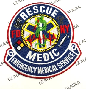 NEW YORK FIRE DEPARTMENT EMS RESCUE MEDIC EMERGENCY MEDICAL SERVICE PATCH (EMS1) - Bild 1 von 3
