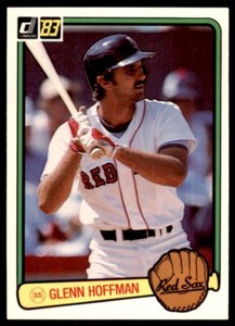 1983 Donruss Glenn Hoffman . Boston Red Sox #282