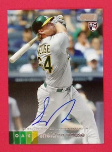 2020 Stadium Club Sheldon Neuse RC Autographs #ASN Oakland Athletics - Picture 1 of 2
