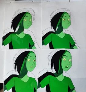 1999 BATMAN BEYOND HAND PAINTED PRODUCTION ANIMATION CEL LOT OF 8 DONNY GRASSO - Picture 1 of 9