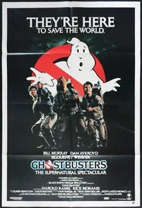 Ghostbusters ORIGINAL Australian One Sheet Film Poster Aykroyd Moranis 1984 - Picture 1 of 5