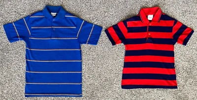 Lot of 2 Royal Knight Shirts-Youth 12 & 10-Single Stitch-Golf Polo Tennis Collar - Image 1 of 4