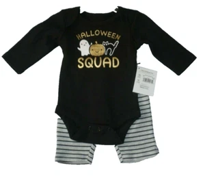 Boy's Newborn Halloween Outfit 2 piece Set Halloween Squad New - Picture 1 of 1