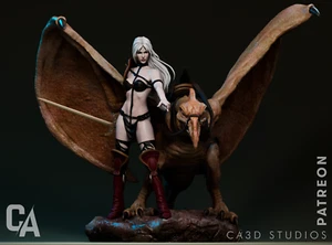 Heavy Metal Taarna Resin Figur - Bild 1 von 12