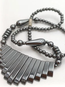 EMATITE COLLANA MODELLO IN STILE ETNICO - VINTAGE 70/80 - Foto 1 di 7