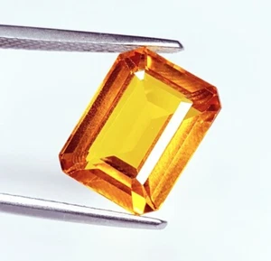 Loose Gemstone Natural Orange Padparadscha Sapphire 8.87 Ct Certified A+ Quality - Picture 1 of 10