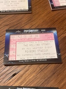 Leaf Metal Pop Century 2022 Ticket to the Show Live in Concert Rolling Stones