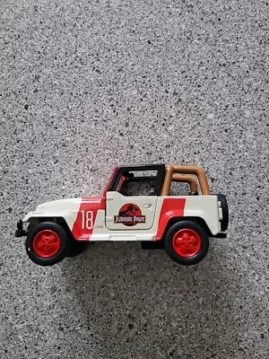 Jurassic Park Jeep Wrangler 1/32 Die Cast JP18 4x4 Jada Toys 32129 - Image 1 of 4