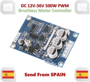 Dc 12V-36V 500W Pwm Brushless Motore Controller Bilanciato Bldc Car Driver Board - Imagen 1 de 8