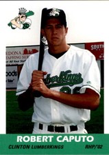 2002 Clinton Lumberkings Grandstand #28 Robert Caputo New Fairfield Connecticut 