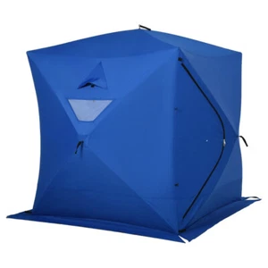 Foldable Camping Tent with Two Roll-up Double-layer Windows - Picture 1 of 6