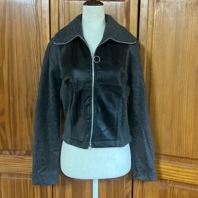 Chaqueta con panel de cuero sintético Energie Foto 1 de 4