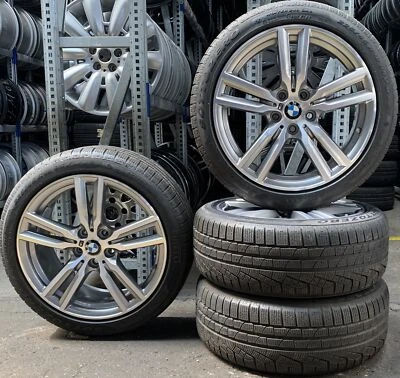 4 Orig BMW Winterräder Styling 486 M 225/45 R18 95V 2er F45 F46 GT 7848602 1244 - Bild 1 von 3
