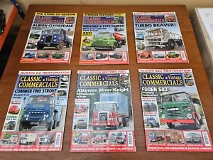 Classic & Vintage Commercials Magazine Job Lot x 6... July 2015- December 2015. - Picture 1 of 8