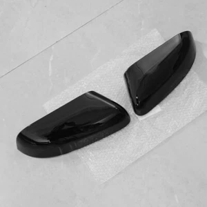 Driver & Passenger Gloss Black Side Mirror Cover Cap For Ford Explorer 2016-2019 - Picture 1 of 10