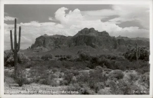 RPPC Arizona Superstition Mountain AZ Echtfoto Postkarte - Bild 1 von 5
