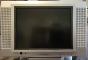 Audiovox 8" TV DVD SD MMC Player Model FPE1080 Works. Volume Speaker Sound Low - Picture 1 of 9