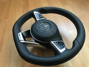 STEERING LENKRAD AMG MERCEDES W205 W213 GLC GLA C218 W447 VITO V KLASSE TOP - Bild 1 von 16
