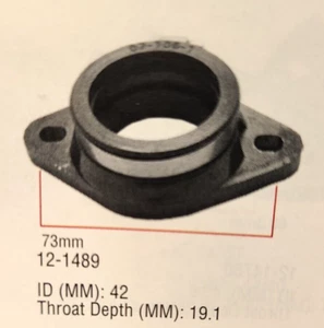 Montaje de brida de admisión SP1 Mikuni VM36-38 Arctic Cat Kawasaki 0170-033 07-105-01 - Imagen 1 de 2
