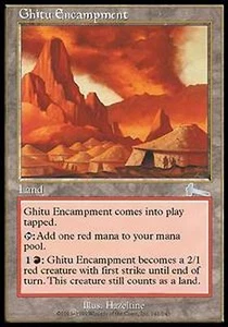 *MRM* FR/VF 4x Campement guit�k - Ghitu Encampment MTG ULG - Picture 1 of 1